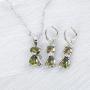 Almusen Little cat Jewelry Set for Women Plating Cubic Zirconia Earrings and Necklace Set Valentines Jewelry Gift Birthday Gift for Mom Women Wife Girls Her