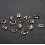 FIBO STEEL 16 Pcs Layered Choker Necklaces Vintage Knuckle Rings Set for Women Tag Coin Cross Crucifix Pendant Necklace Stackable Midi Finger Ring Jewelry Set FIBO STEEL 16 Pcs Layered Choker Necklaces Vintage Knuckle Rings Set for Women Tag Coin Cross Crucifix Pendant Necklace Stackable Midi Finger Ring Jewelry Set