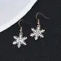 Christmas Gifts for Women Girls Necklace and Earring Jewelry Set Long Drop Dangle Earrings Necklace for Birthday Christmas Gifts Snow Christmas Gifts for Women Girls Necklace and Earring Jewelry Set Long Drop Dangle Earrings Necklace for Birthday Christmas Gifts Snow