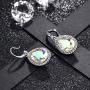 Swarovski Crystal Teardrop Dangle Drop Earrings for Women Dangling 14K Gold Plated Hypoallergenic Jewelry