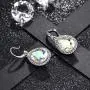 Swarovski Crystal Teardrop Dangle Drop Earrings for Women Dangling 14K Gold Plated Hypoallergenic Jewelry