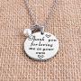 ELOI for Stepmom Thank You for Loving Me As Your Own Necklace Bonus Mom Pendant Mother in Law Jewelry