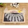 Fuqimanman2020 Pearl Beaded False Collar Choker Necklace Hand Woven Trendy Tassel Necklace Dainty Faux Pearl Necklace for Women Girls Jewelry