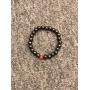 Drkao 2 Packaging Red Bead Magnetic Bracelet Immunity Migraine Relief Anxiety Relief Anxiety Bracelet