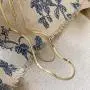 TseanYi Punk Snake Chain Necklace Choker Gold Layered Herringbone Collar Necklace Chain Vintage Chain Neck Jewelry for Women and Girls TseanYi Punk Snake Chain Necklace Choker Gold Layered Herringbone Collar Necklace Chain Vintage Chain Neck Jewelry for Women and Girls