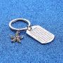 WUSUANED Starfish Keychain Social Worker Helping Individuals Families Keychain Starfish Jewelry Social Worker Gift
