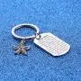 WUSUANED Starfish Keychain Social Worker Helping Individuals Families Keychain Starfish Jewelry Social Worker Gift