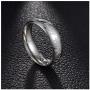 Ginger Lyne Collection 6mm Wide One Ring Stainless Steel Mens or Womens Wedding Band Bridal Fashion Jewelry Gift Idea for him or her Matching Size 5