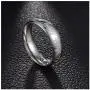 Ginger Lyne Collection 6mm Wide One Ring Stainless Steel Mens or Womens Wedding Band Bridal Fashion Jewelry Gift Idea for him or her Matching Size 5