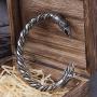 VikingsBrand Viking Bracelet for Men & Women - Wolf, Raven Arm Ring