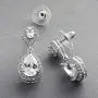 Mariell Dainty Cubic Zirconia Crystal Teardrop Earrings for Brides, Wedding & Bridal Jewelry for Women Mariell Dainty Cubic Zirconia Crystal Teardrop Earrings for Brides, Wedding & Bridal Jewelry for Women