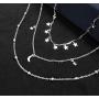 Wowanoo Choker Necklace Set Multilayer Layers Chain Clavicle Necklace Jewelry for Women