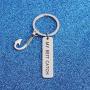 WUSUANED My Best Catch Baseball Mitt Keychain Gift for Couples