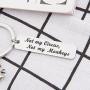 ENSIANTH Not My Circus Not My Monkeys Keychain Funny Retirement Jewelry for Coworker Boss Social Worker Gift