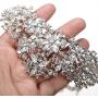 ORAZIO Rhinestone Necklace Earring Set for Women Girls Bridesmaid Jewelry Sets for Wedding