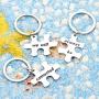 lauhonmin 3pcs Best Friends Brothers Sisters Gifts Key Chain Set Friendship Long Distance Gifts - We Will Always be Connected Keychain