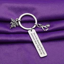 PENQI Physicians Assistant Keychain PA Graduation Gift Youre an Awesome Physician Assistant Keep That Shit Up Keychain Medical Assistant Jewelry for Physicians Assistant