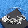 WUSUANED Horse Lover Gift There is No Secret So Close As That Between A Girl Or Her Horse Equestrian Charm Bracelet Horse Jewelry Gift for Cowgirl Horse Lover