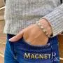 MagnetRX® Women’s Magnetic Therapy Bracelet - Arthritis & Carpal Tunnel Pain Relief Crystal Bracelets for Women - Adjustable Length with Sizing Tool (Silver) MagnetRX® Women’s Magnetic Therapy Bracelet - Arthritis & Carpal Tunnel Pain Relief Crystal Bracelets for Women - Adjustable Length with Sizing Tool (Silver)