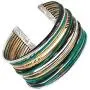 Silpada Fresco Sterling Silver and Patina Brass Cuff Bracelet, 7.5''