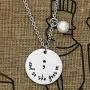 Kivosliviz Projects Semicolons Necklace for Women, and So She Goes On Semi-Colon Necklace Charm Semi Colon Necklace Jewelry