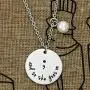 Kivosliviz Projects Semicolons Necklace for Women, and So She Goes On Semi-Colon Necklace Charm Semi Colon Necklace Jewelry