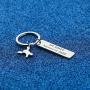 WUSUANED We Scare Because We Care Keychain with Monster Charm Movie Lover Jewelry Gift for Movie Fan Best Friend