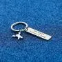 WUSUANED We Scare Because We Care Keychain with Monster Charm Movie Lover Jewelry Gift for Movie Fan Best Friend