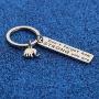 WUSUANED Friendship Keychain Never Forget How Strong You Are Elephant Jewelry Inspirational Gift For Elephant Lovers