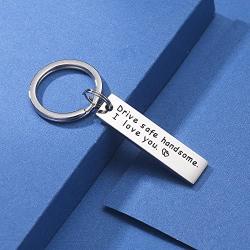 CJ&M Husband Keychain When I Tell You I Love You Husband Gift Boyfriend Gift,Wife Gift,Dad Gift, Men Gift