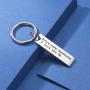 CJ&M Husband Keychain When I Tell You I Love You Husband Gift Boyfriend Gift,Wife Gift,Dad Gift, Men Gift