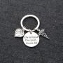 ENSIANTH Occupational Therapist Gift Therapy Jewelry She Believed She Could So She Did Keychain Graduation Gift for OT