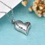 Cat Eye Jewels Memorial Cremation Urn Keepsake Heart Pendant Ash Holder Necklace for Ashes for Men Women with Funnel Kit Cat Eye Jewels Memorial Cremation Urn Keepsake Heart Pendant Ash Holder Necklace for Ashes for Men Women with Funnel Kit