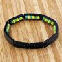 In Season Jewelry Black Stainless Steel Ilde de Orula Bracelet Santeria Green Yellow Babalawo