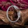 Skyrim Fashion Indian Wolf Viking Wristband Cuff Bracelet for Men and Women Skyrim Fashion Indian Wolf Viking Wristband Cuff Bracelet for Men and Women