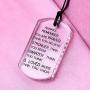 lauhonmin Always Remember You are Braver/Stronger/Smarter Than You Think Pendant Necklace Family Friend Gift Unisex