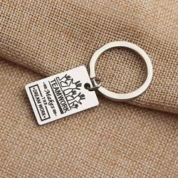 KUIYAI Teamwork Keychain Teamwork Make The Dream Work Keyring Team Gifts