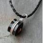 Earth Jewelry Waterfall Iceburg Glass Essential Oil Diffuser Aromatherapy Pendant Necklace 18''-20'' Adjustable