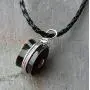Earth Jewelry Waterfall Iceburg Glass Essential Oil Diffuser Aromatherapy Pendant Necklace 18''-20'' Adjustable