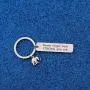 WUSUANED Inspirational Gift Never Forget How Strong You are Elephant Keychain Elephant Lover Jewelry Lucky Elephant Gift