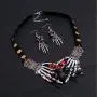 siya Vintage Ethnic Alloy Pendant Jewelry & Earring Set for Women Exaggerated Temperament Necklace Earrings Bracelet Gifts from Relatives and Friends siya Vintage Ethnic Alloy Pendant Jewelry & Earring Set for Women Exaggerated Temperament Necklace Earrings Bracelet Gifts from Relatives and Friends