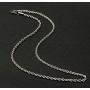 AdiyZ Rope Chain Necklace,2mm 3mm 4mm 5mm Stainless Steel Mens Wowens Twist Chains Jewelry, Silver,Gold Plated,Black Color