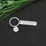 CYTING Strength Keychain A River Cuts Through A Rock Not Because of Its Power But Its Persistence Keychain Inspirational Jewelry Motivation Gift