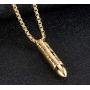 Lords Prayer Cross Bullet Pendant Stainless Steel Lords Bible Cross Prayer Cremation Ashes Urn Necklace, Free Chain