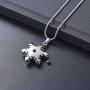memorial jewelry Cremation Urn Jewelry Necklace cremation Jewelry for Ashes Gift for Ashes Keepsake Snowflake Shape Pendant