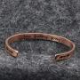LIUANAN Keep Going Bangle Bracelet for Women
