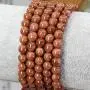 Synthetic Golden Sandstone 6mm Round Beads Adjustable Braided Macrame Tassels Chakra Reiki Bracelet