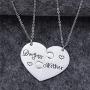 iJuqi Mother Daughter Necklace Gifts - 2PCS Mom Necklace from Daughter, Mom Gifts Daughter Gifts for Christmas Mothers Day