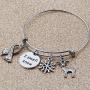 SEIRAA Christmas Bracelet I Smell Snow Holiday Jewelry Winter Gift for Her