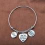 MAOFAED Aunt Gift Best Tia Ever You are Always in My Heart Aunt Bracelet Auntie Gift Auntie Bracelet Auntie Birthday Gift Auntie Keepsake